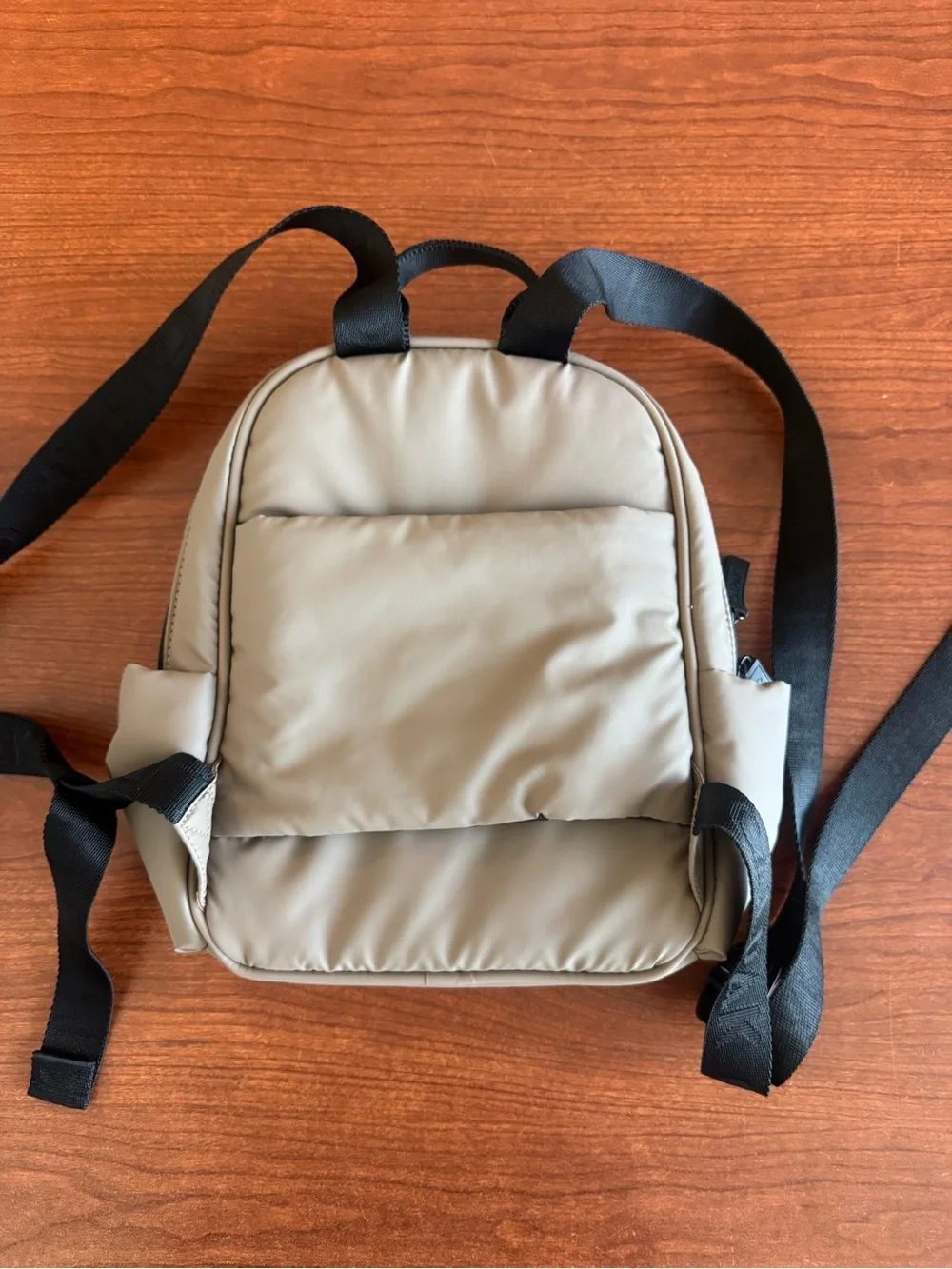 CALPAK Luka Mini Backpack Taupe Puffy Travel Everyday Backpack NWOT